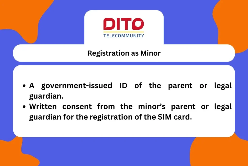 Registration as Minor Infographic